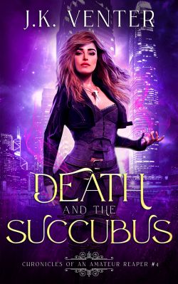 Book cover for Death and the Succubus by J.K. Venter